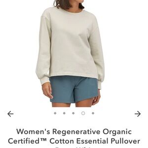Patagonia Cream Relaxed Sweatshirt